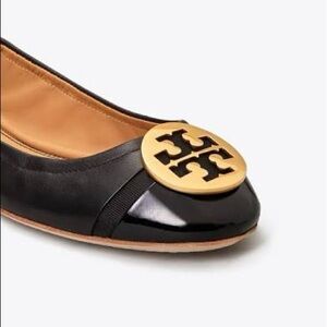 Tory Burch Minnie Patent Cap Toe Ballet Flat
